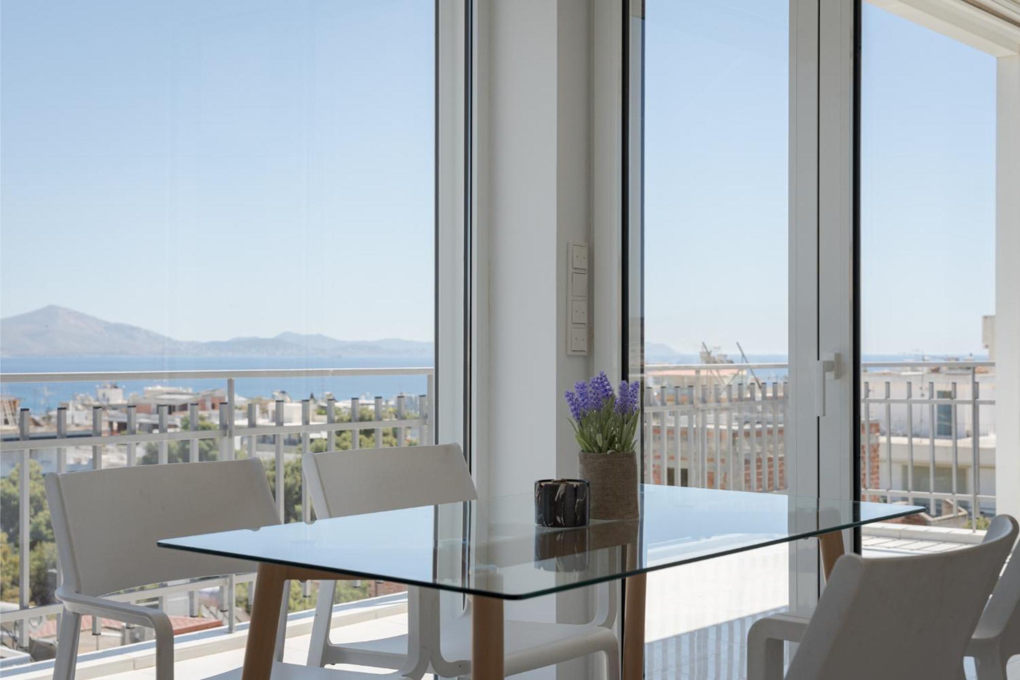 Athenian Riviera Penthouse Apartment Varkiza Bagian luar foto