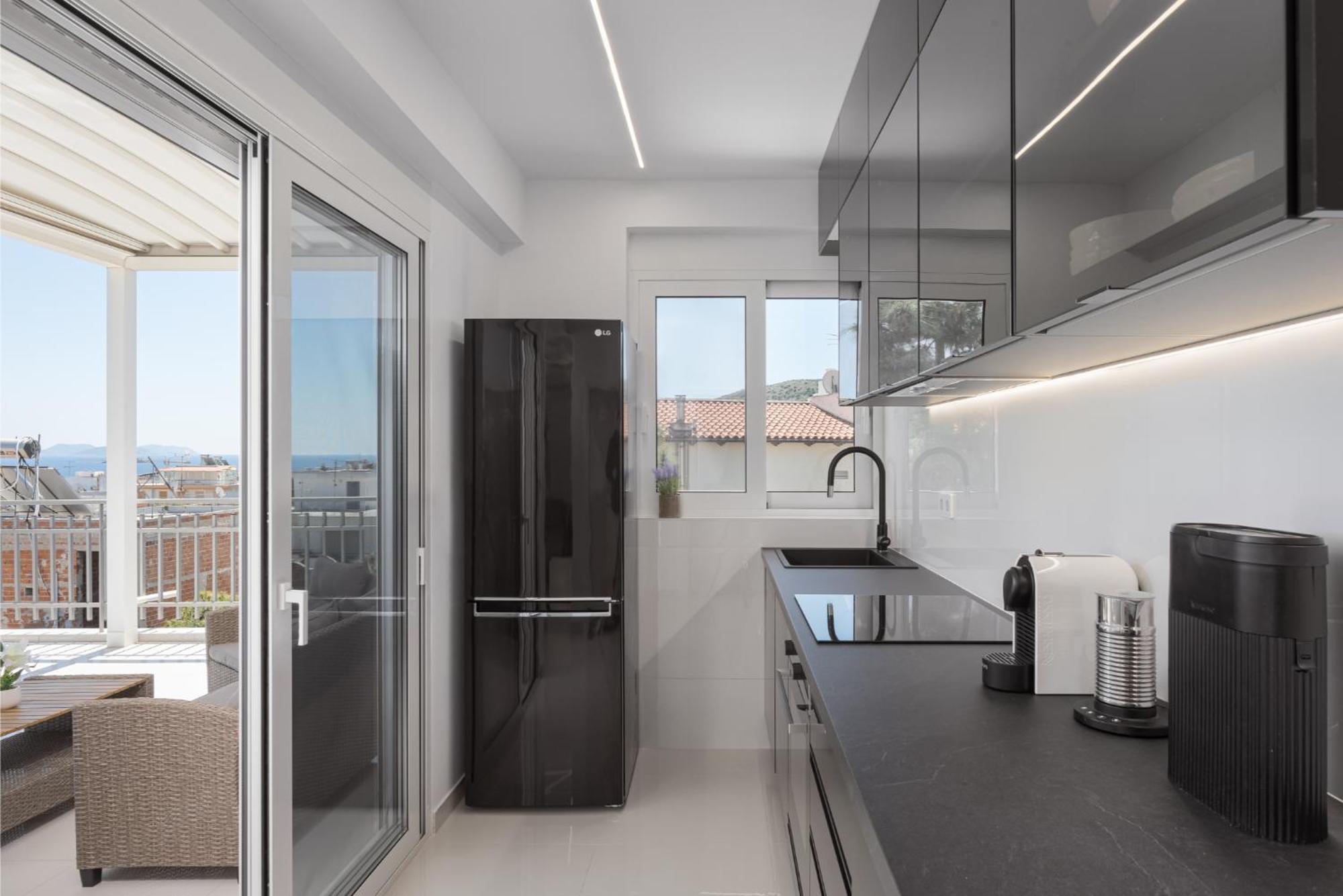 Athenian Riviera Penthouse Apartment Varkiza Bagian luar foto