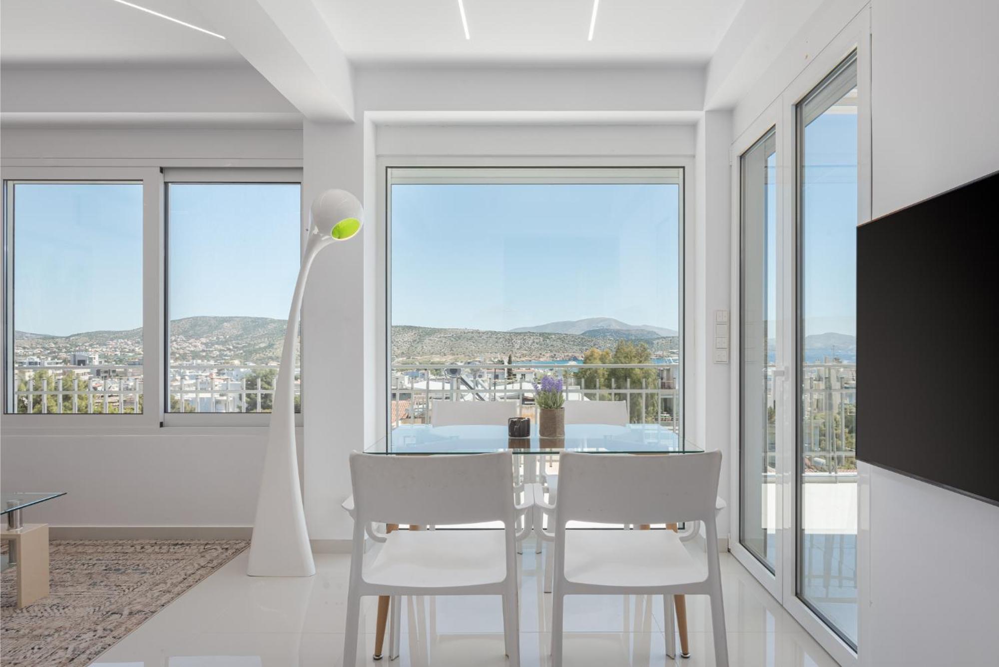 Athenian Riviera Penthouse Apartment Varkiza Bagian luar foto